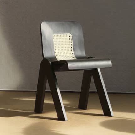 Classic style solid wood coffee chair