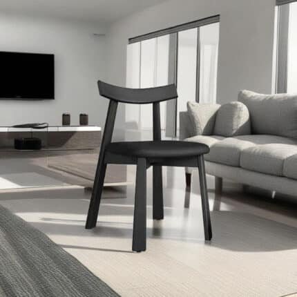Solid wood dining chair