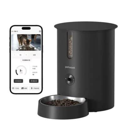 5G smart pet feeder APP remote automatic feeding machine