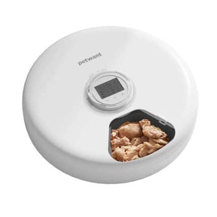 Pet feeder ice crystal box automatic food distribution